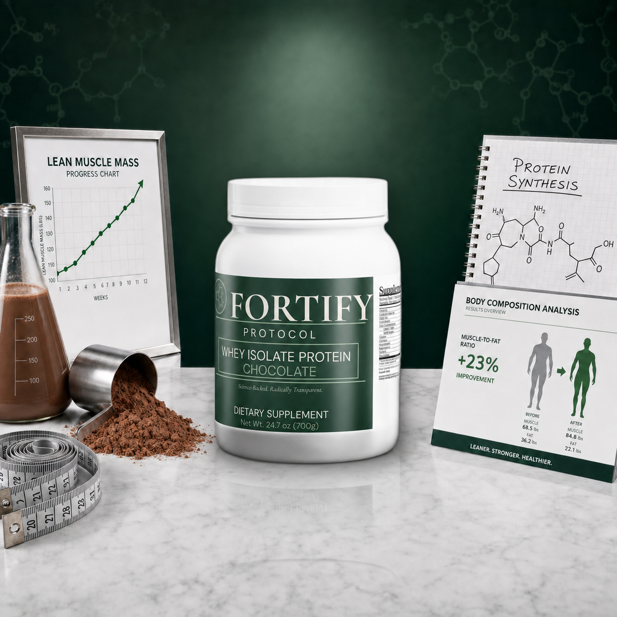 Fortify Protocol 100% Whey Protein Isolate (Chocolate)