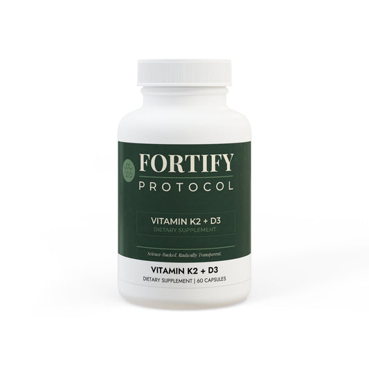 Vitamin K2 + D3 Supplement (60 Capsules)